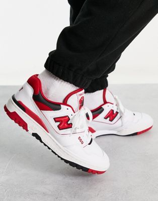 Size 12.5 other New Balance 550 trainers in white with red detail trainers