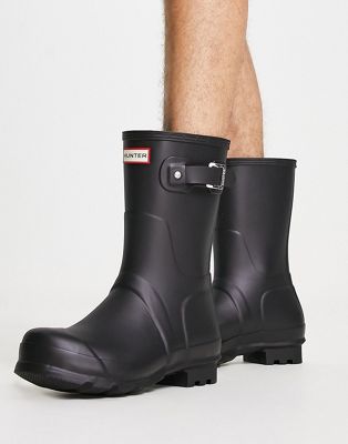 Size 12 other Hunter original short boots in black boots